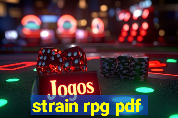 strain rpg pdf